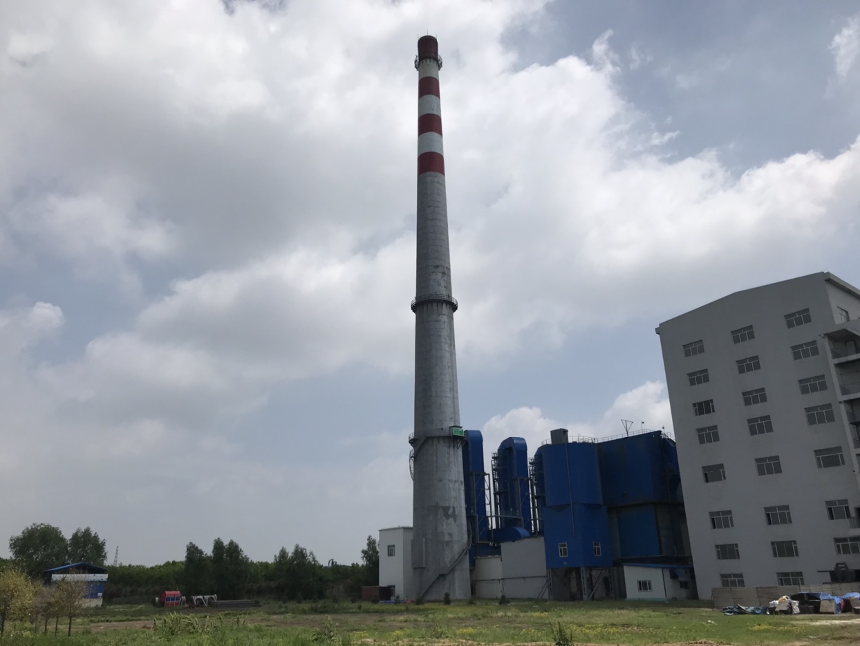 長春吉糧120m煙囪可靠性鑒定2 長春吉糧120m煙囪可靠性鑒定2